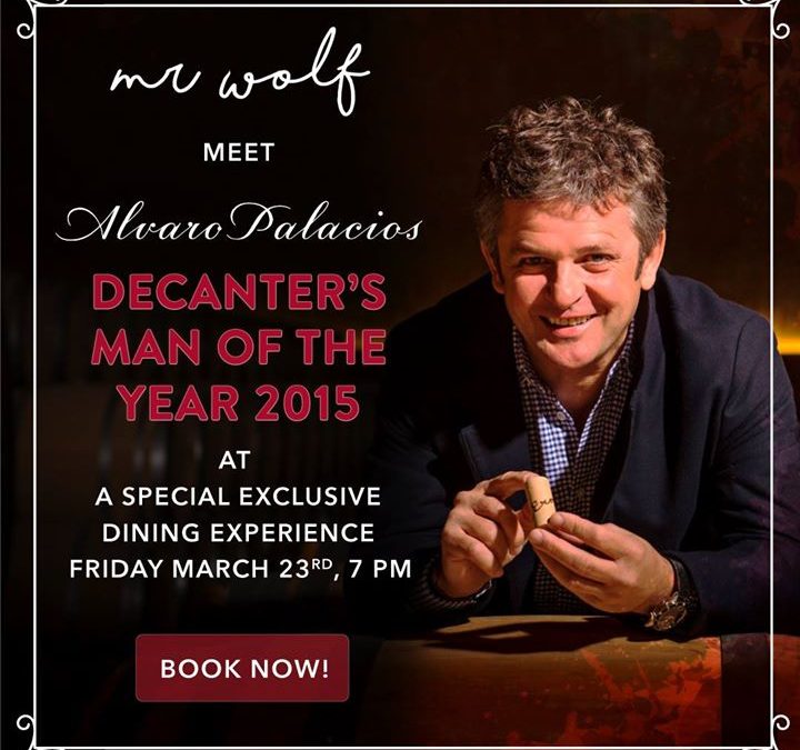 Wine Dinner with Alvaro Palacios