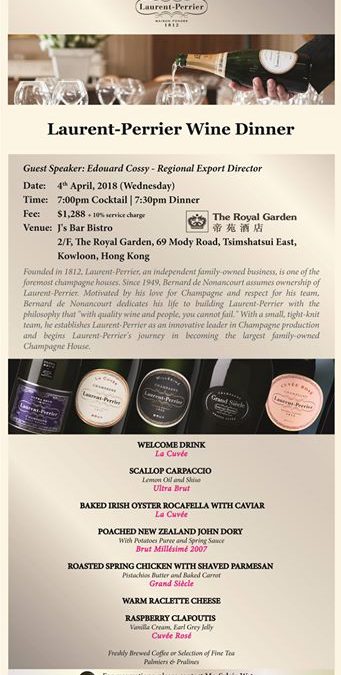 Laurent-Perrier Wine Dinner