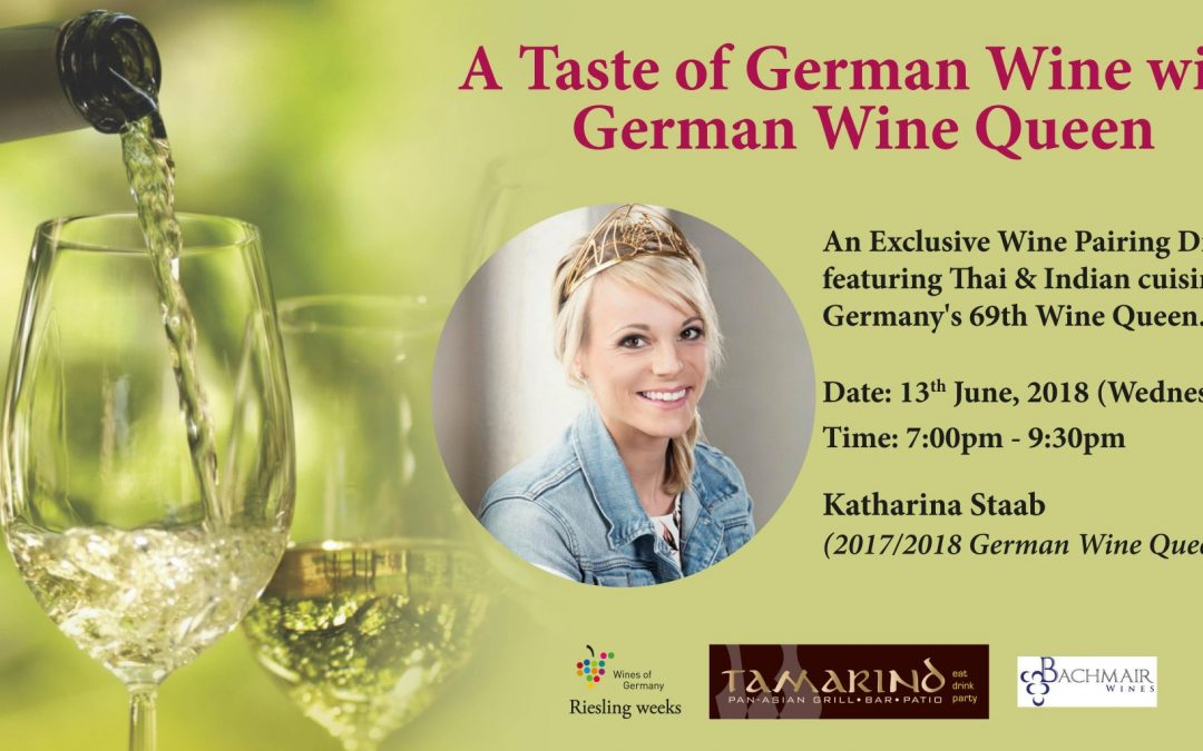 Exquisite Wine Pairing Dinner with German Wine Queen